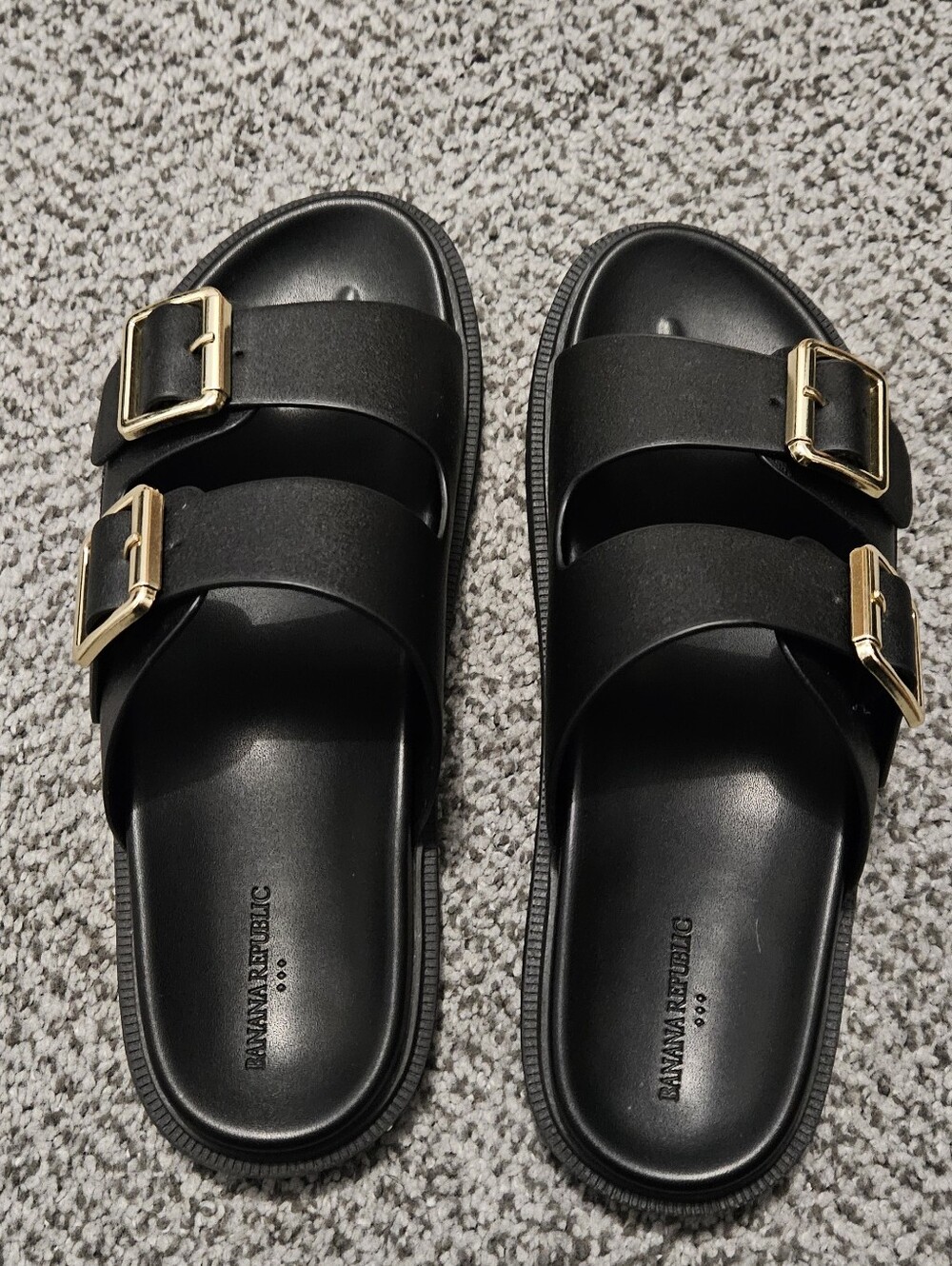 Women's Banana Republic Double-Buckle Slide Sandals - 8.5